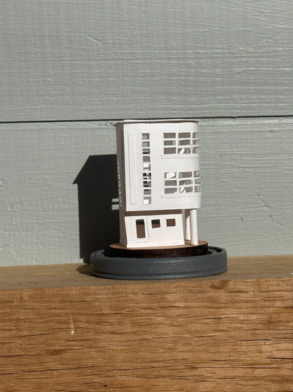 handmade 1930's style paper house