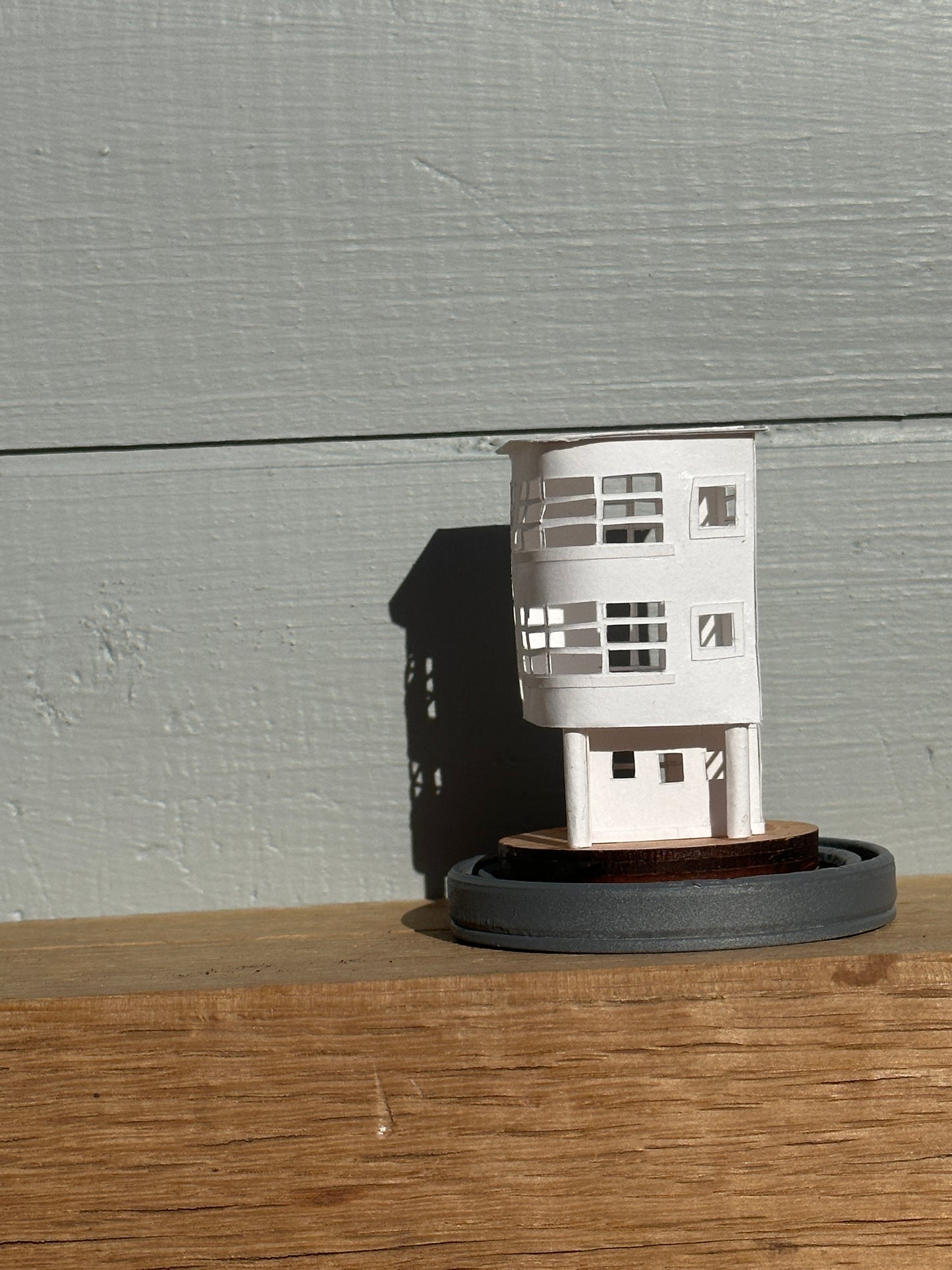 handmade 1930's style paper house