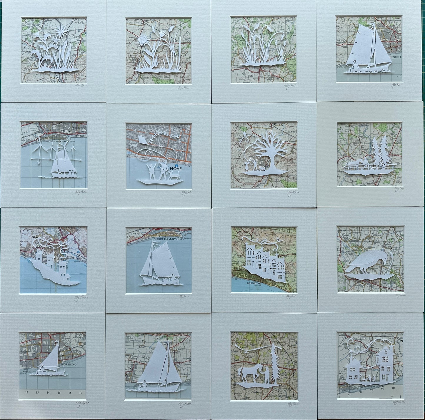 16 images of papercuts
