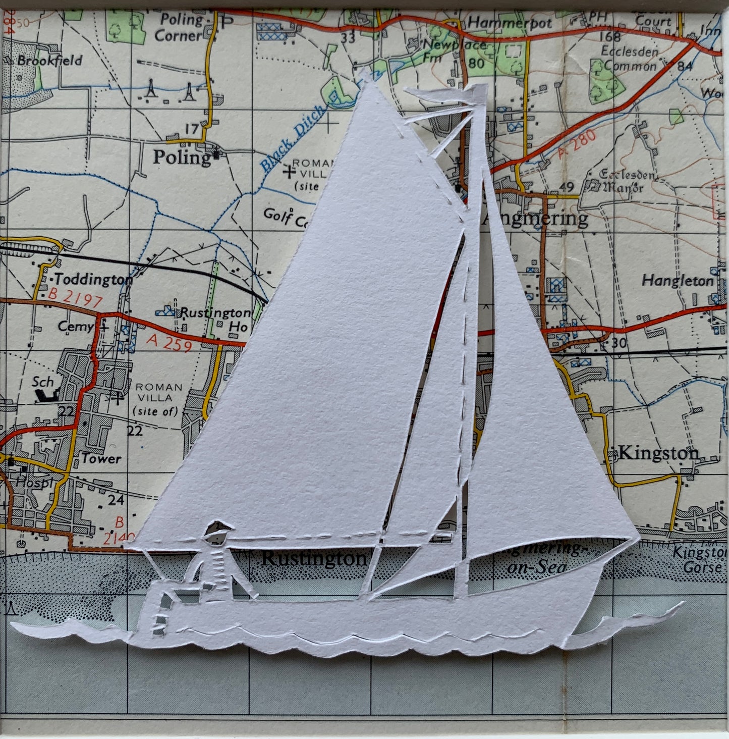 Sailing at Rustington