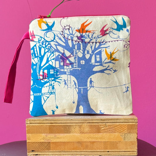 Dragon Tree Blue Purse