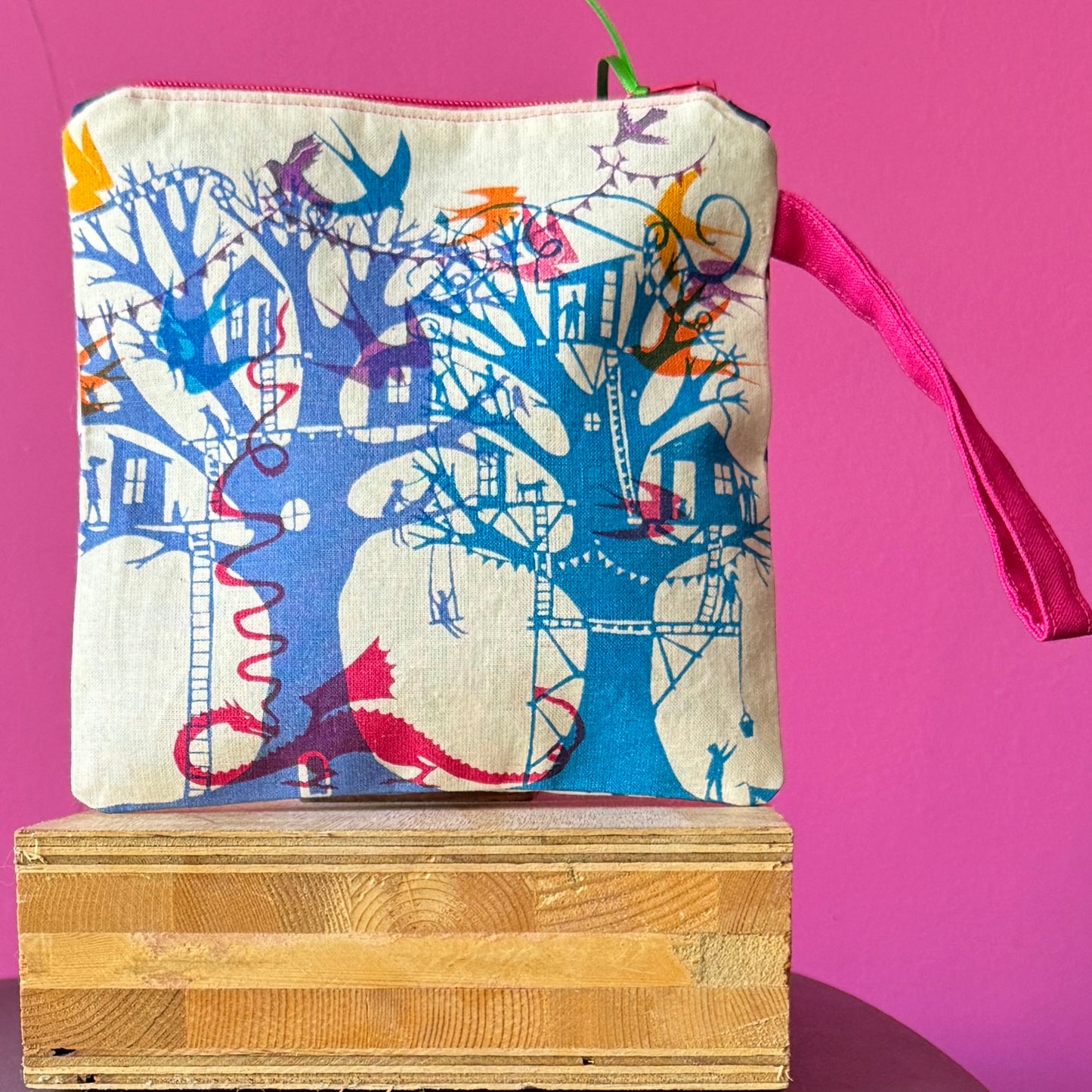 Dragon Tree Blue Purse