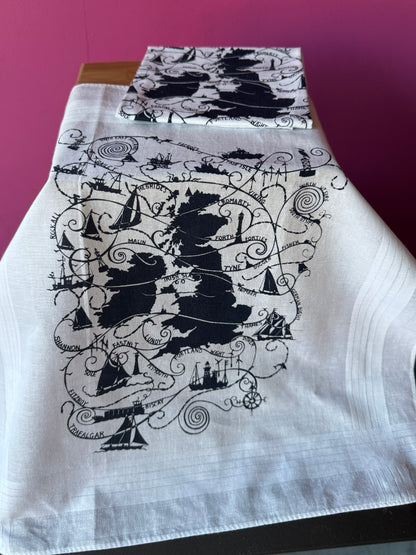 Shipping Forecast Cotton Handkerchief