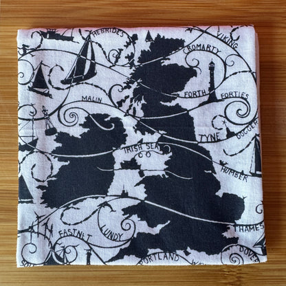 Shipping Forecast Cotton Handkerchief