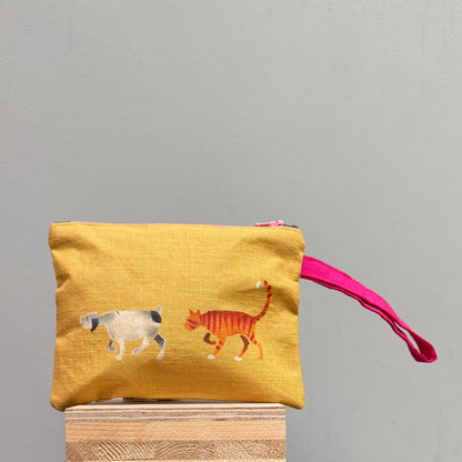 Doris, Stripes and Horace  Yellow Purse  I