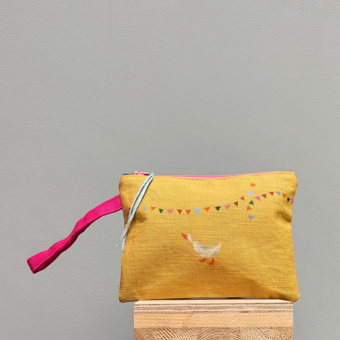 Doris, Stripes and Horace  Yellow Purse  I