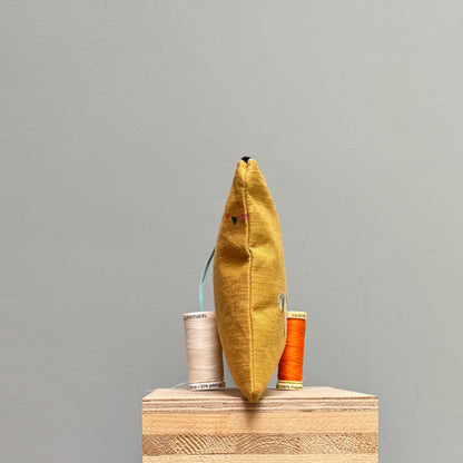 Doris, Stripes and Horace  Yellow Purse  I