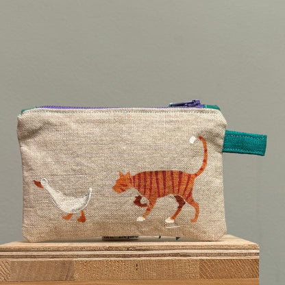 Hattie, Horace and Stripes  Natural  Purse I