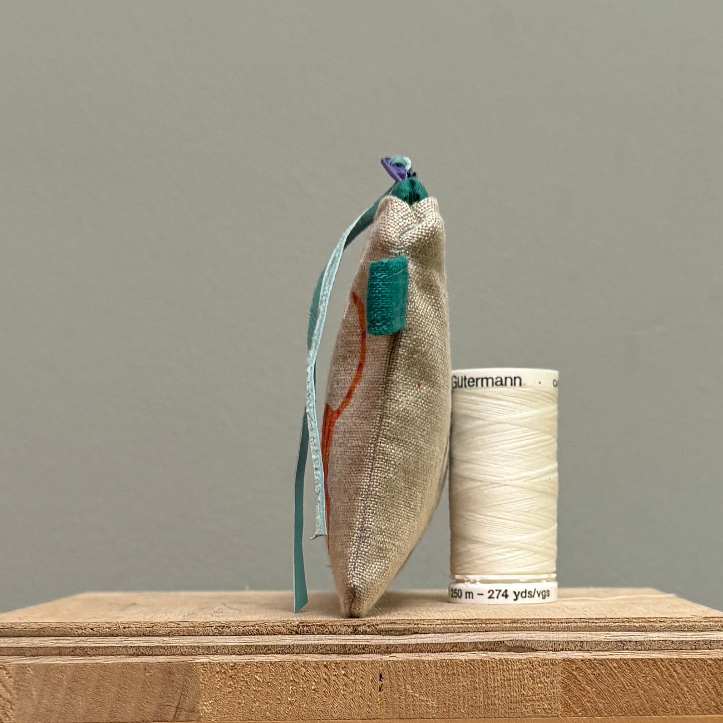 Hattie, Horace and Stripes  Natural  Purse I