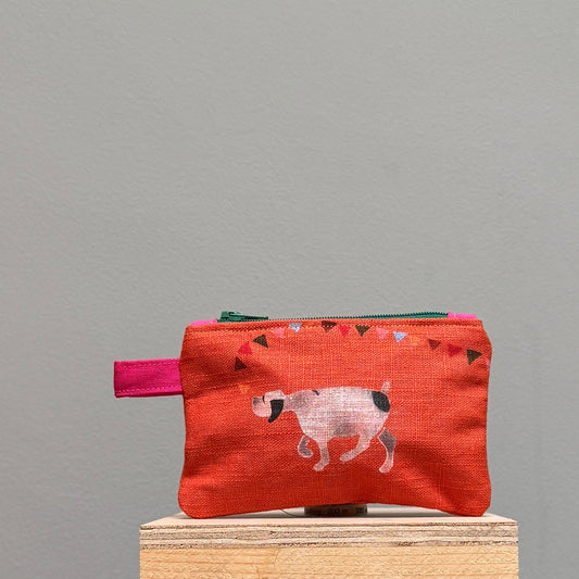 Doris and Roger Orange  Purse I