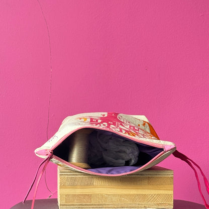 Pink and Orange Dragon Tree Bag with Boxed Base