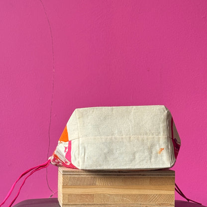 Pink and Orange Dragon Tree Bag with Boxed Base