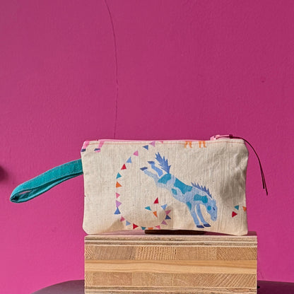 Blue and Pink Pony Purse II