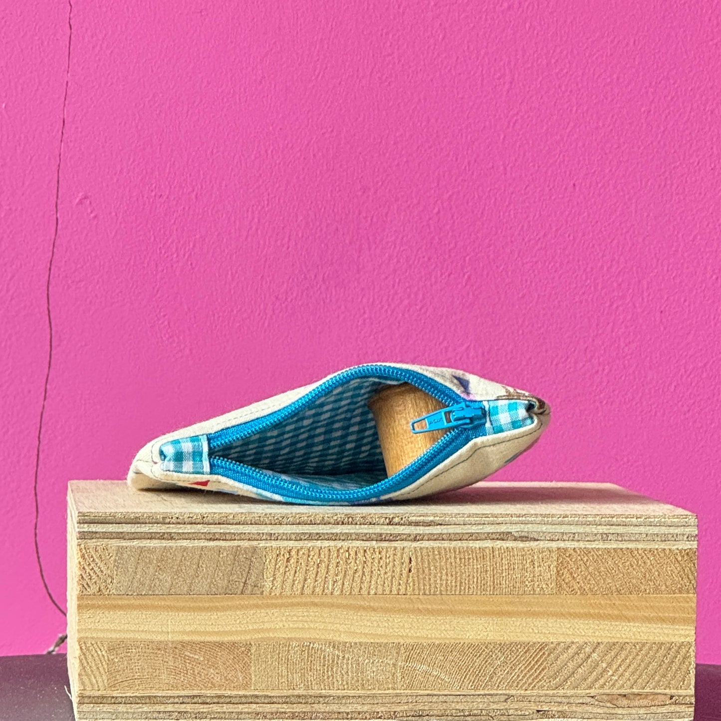 Blue and Pink Pony Purse III