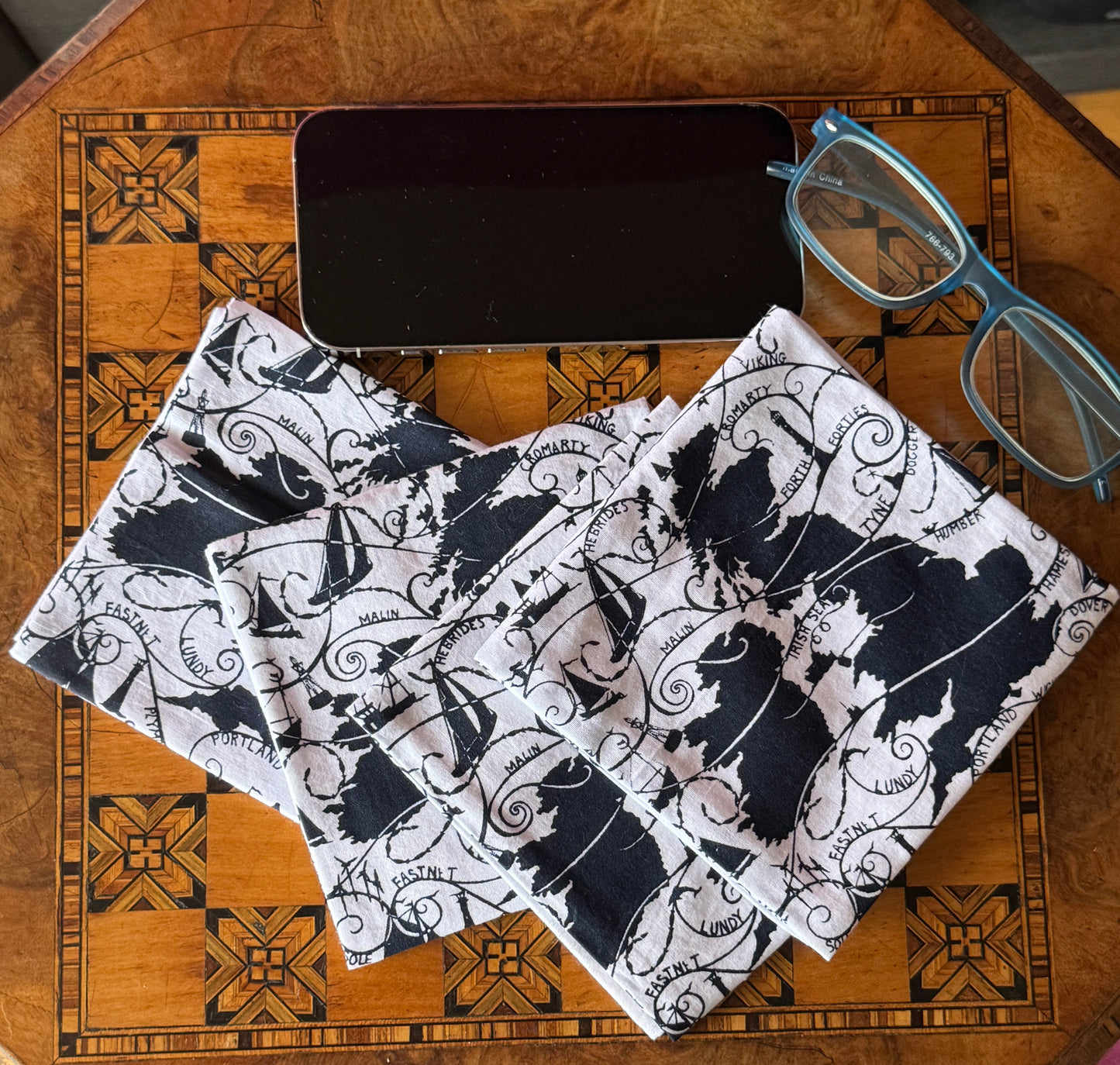 Shipping Forecast Cotton Handkerchief