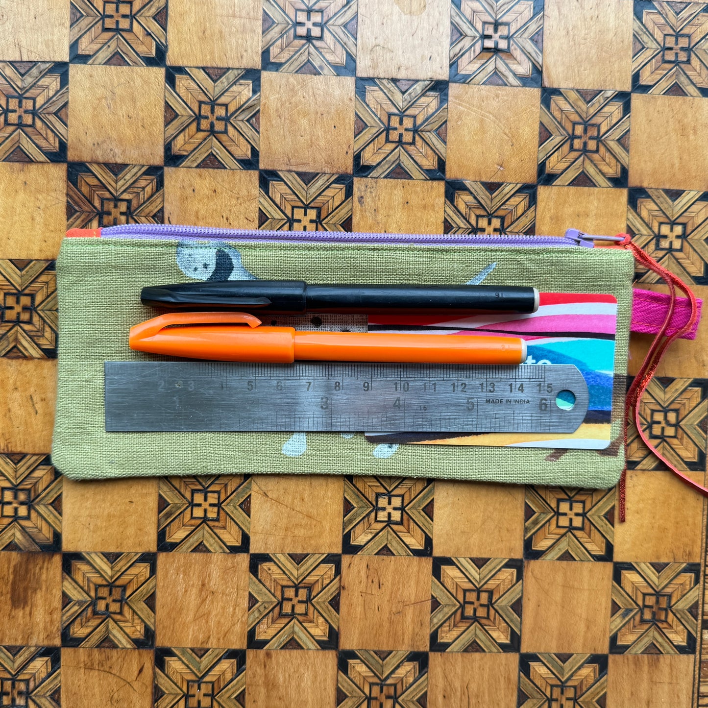 All my Friends  Green Purse I