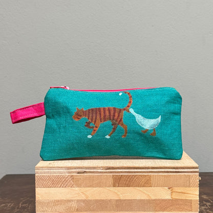 Horace and Stripes Get Closer Turquoise  Purse I