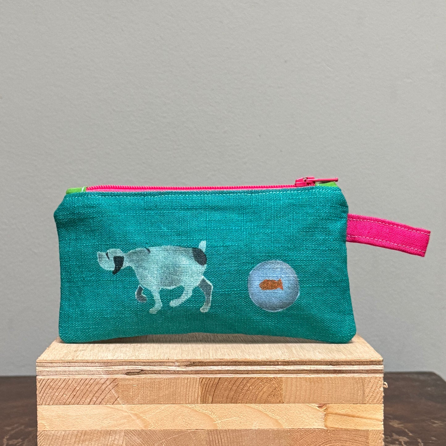 Horace and Stripes Get Closer Turquoise  Purse I