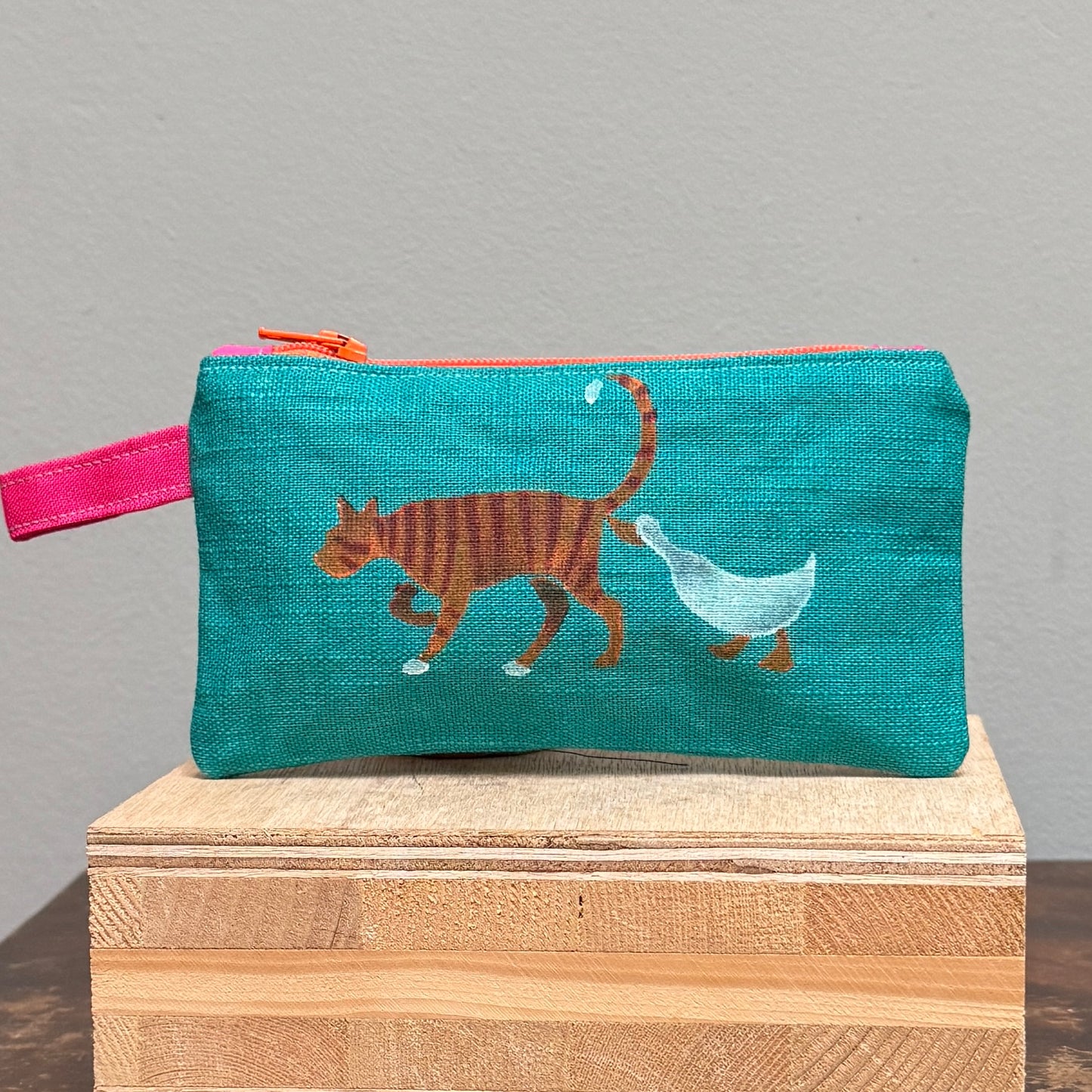 Horace and Stripes Get Closer Turquoise  Purse II