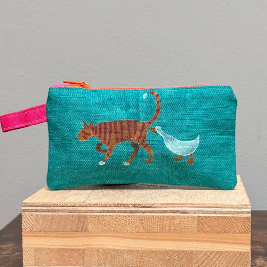 Horace and Stripes Get Closer Turquoise  Purse II