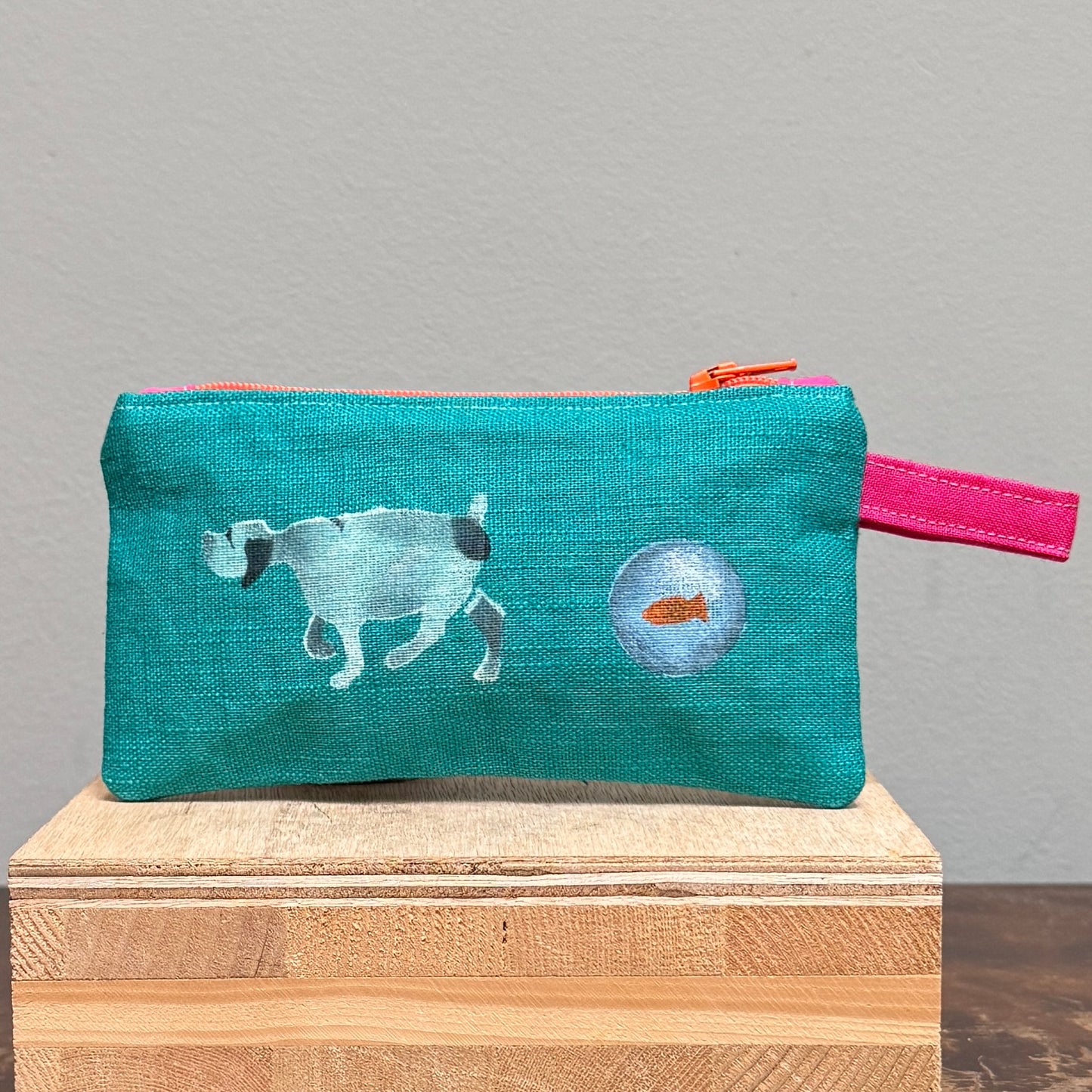 Horace and Stripes Get Closer Turquoise  Purse II