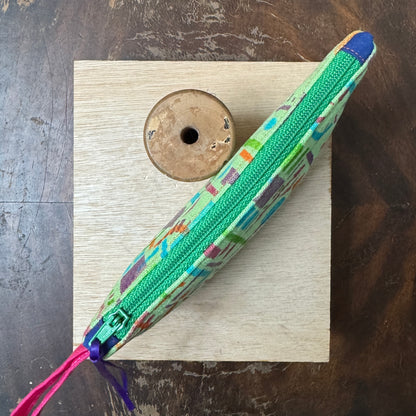 Geometric on Green Pencil Case