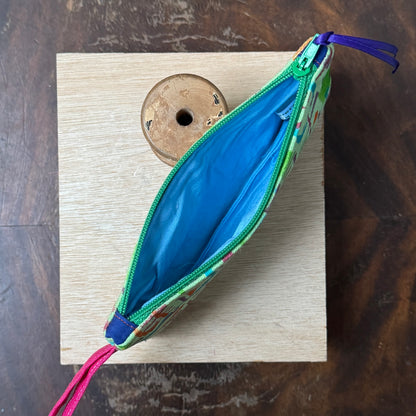 Geometric on Green Pencil Case