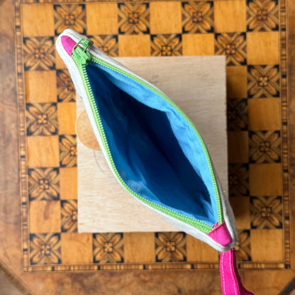 Tall Dragon Tree Blue Purse