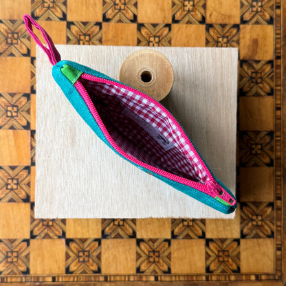 Horace and Stripes Get Closer Turquoise  Purse I