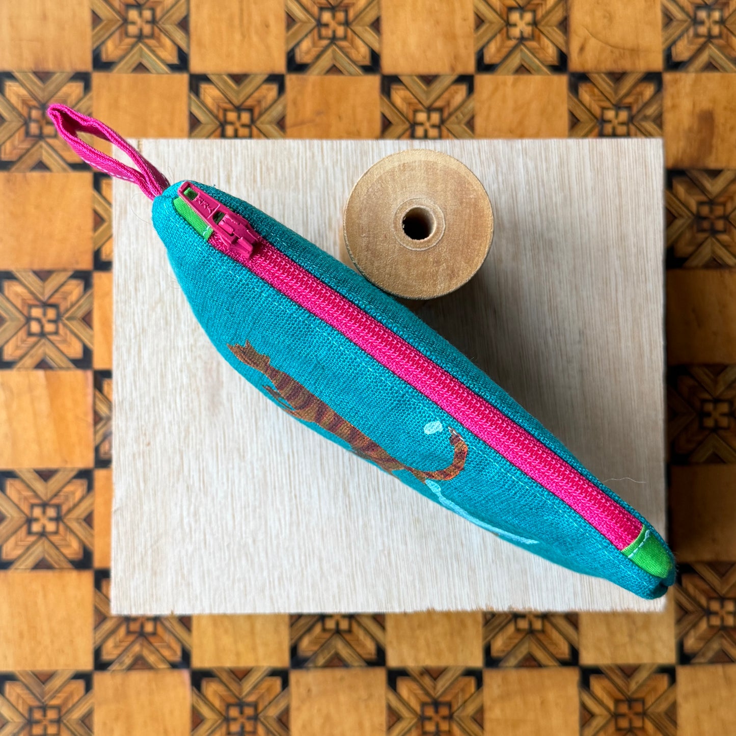 Horace and Stripes Get Closer Turquoise  Purse I