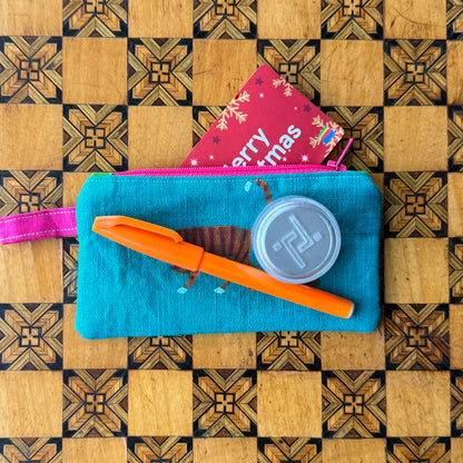 Horace and Stripes Get Closer Turquoise  Purse I