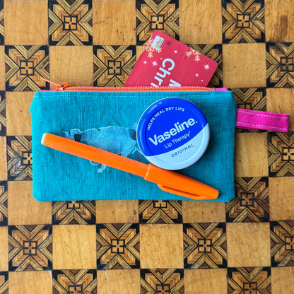 Horace and Stripes Get Closer Turquoise  Purse II