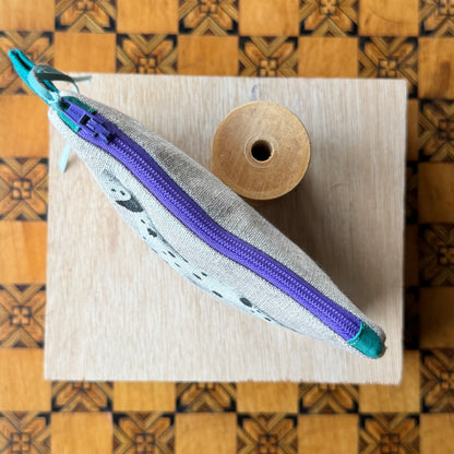 Hattie, Horace and Stripes  Natural  Purse I