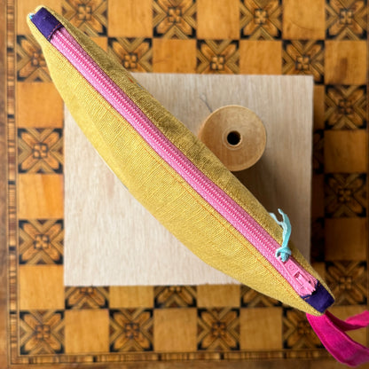 Doris, Stripes and Horace  Yellow Purse  I