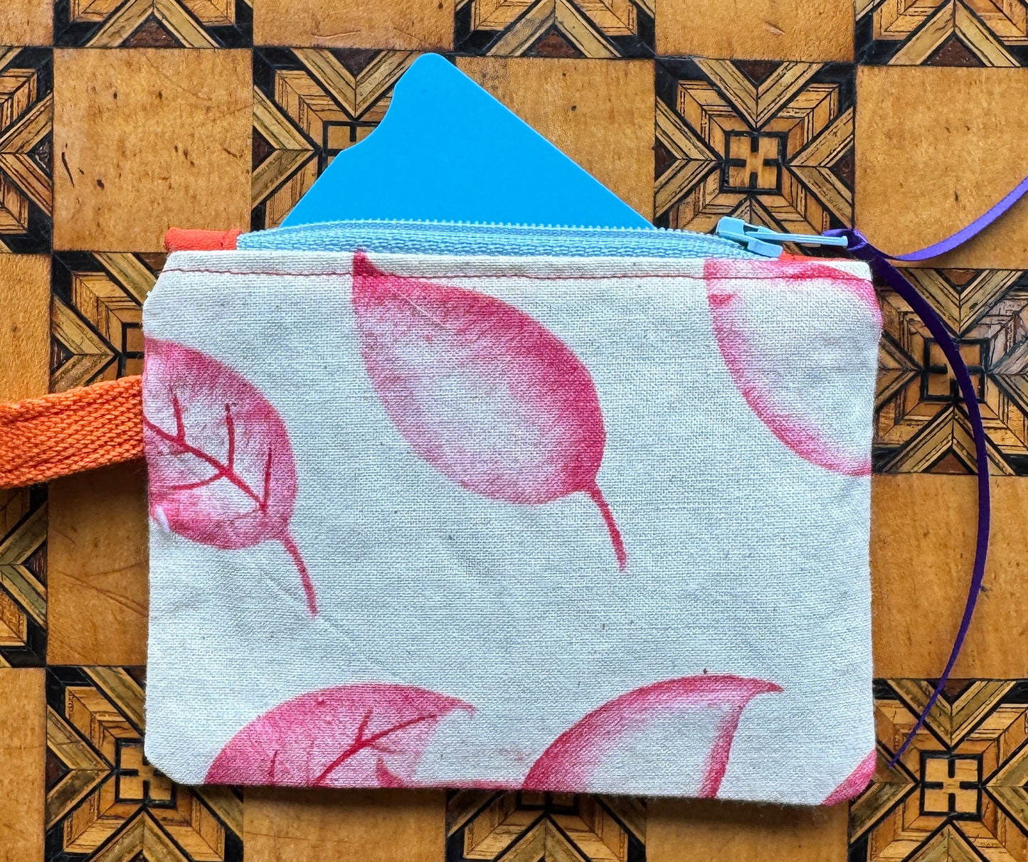 Red Leaves small Purse