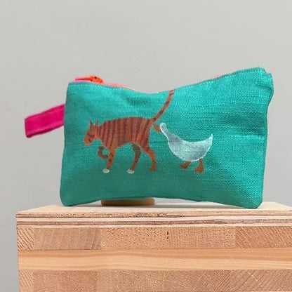 Horace and Stripes Get Closer Turquoise  Purse II