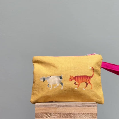 Doris, Stripes and Horace  Yellow Purse  I