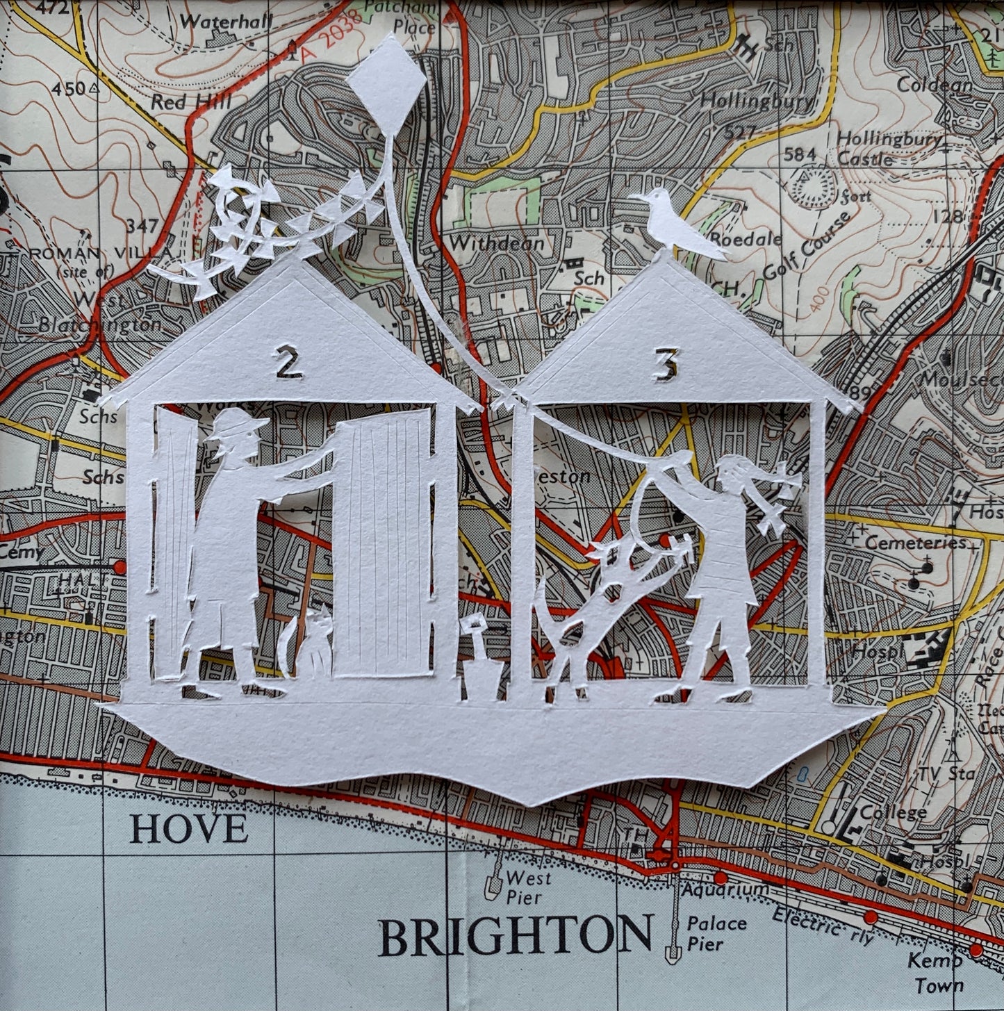 Brighton beach huts